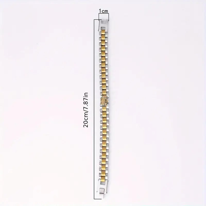 Crown 304 Stainless Steel bracelet